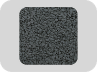 Granuli di gomma EPDM grigio grafite-senza zolfo RAL 7024