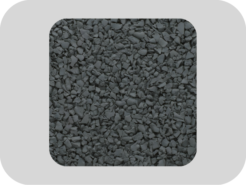 Granul&eacute;s de caoutchouc EPDM sans soufre gris graphite RAL 7024