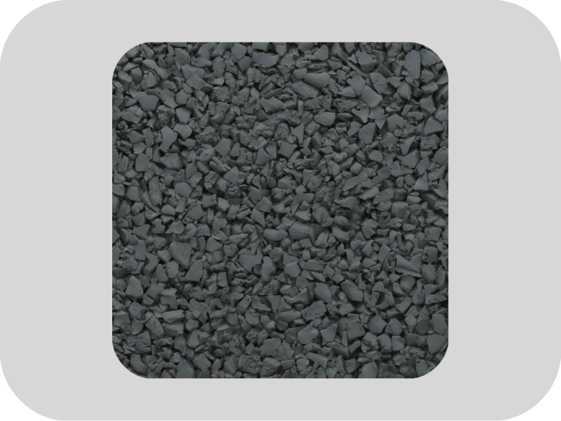 Granul&eacute;s de caoutchouc EPDM sans soufre gris graphite RAL 7024
