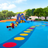 Granuli di gomma EPDM blu ecologici