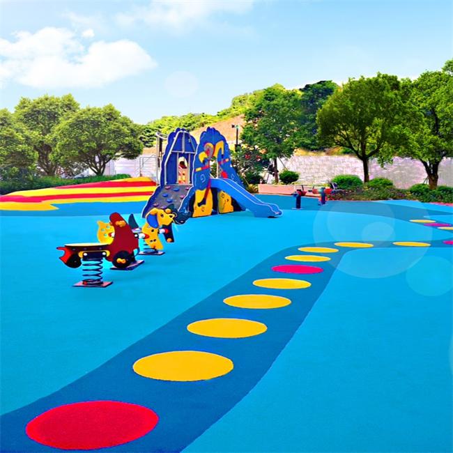 Granuli di gomma EPDM blu ecologici