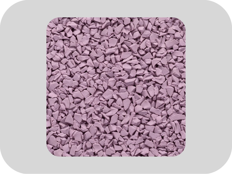 Butiran Getah EPDM RAL 4009 Pastel ungu-Mesra Alam