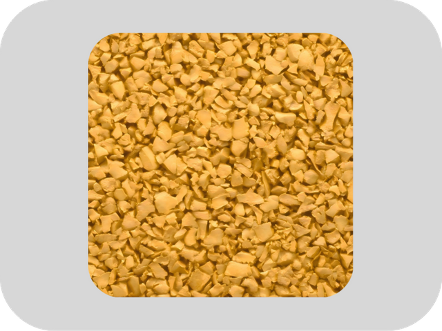 Dunkelbraunes EPDM-Gummigranulat