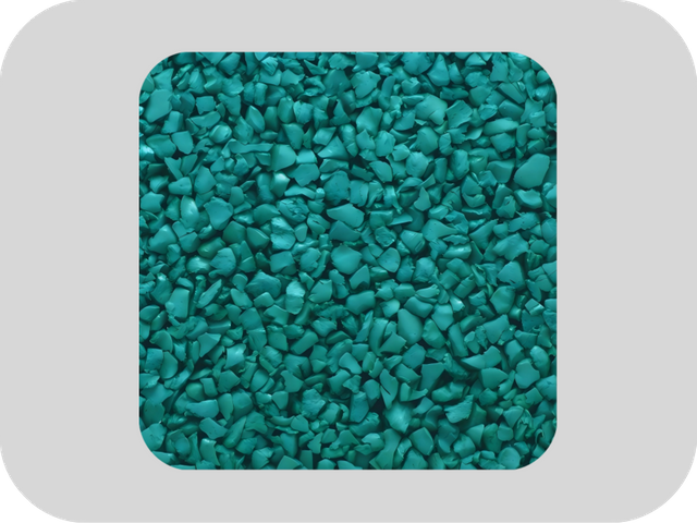 Granuli di gomma EPDM blu non tossici e inodore