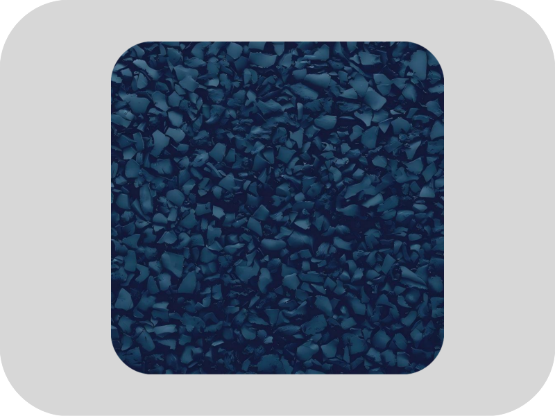 Granules de caoutchouc EPDM antioxydant bleu