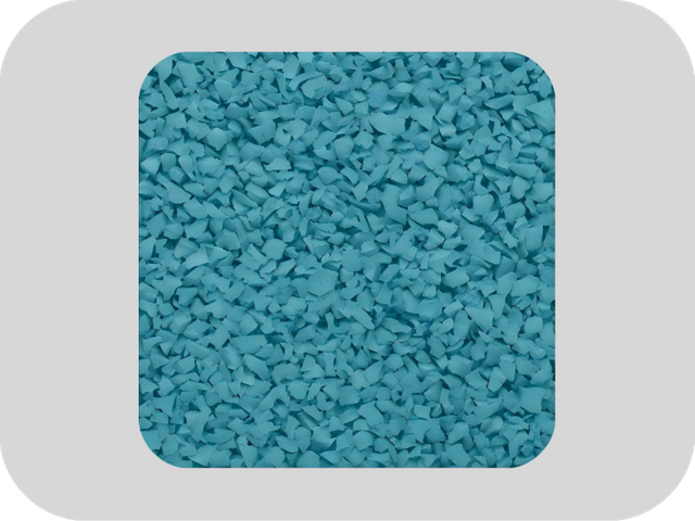 Granules de caoutchouc EPDM bleus inodores