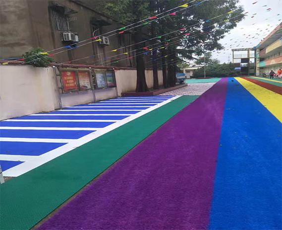 Gr&acirc;nulos de borracha EPDM roxos inodoros