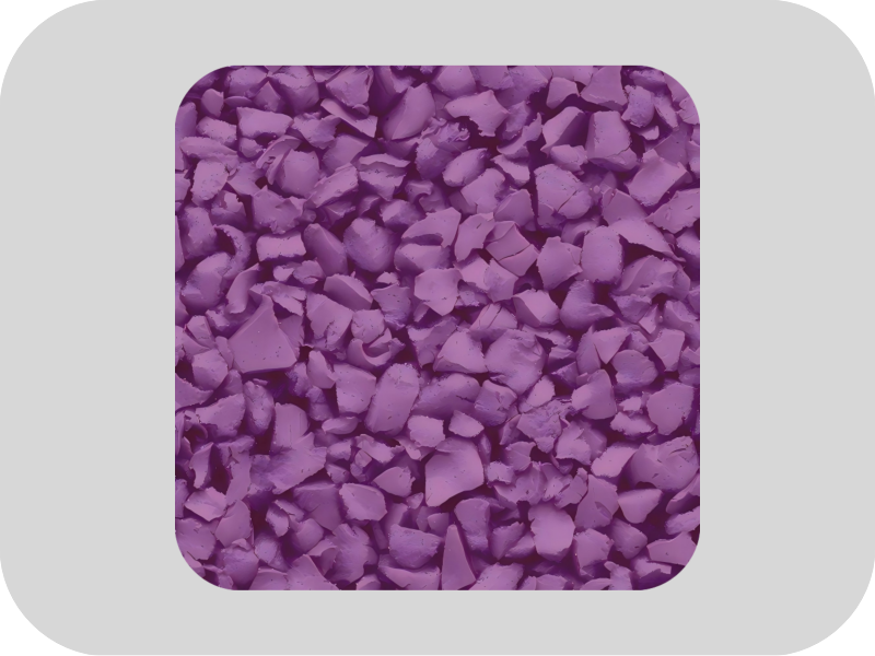 RAL 4008 Signaalviolet-geurloos EPDM-rubbergranulaat