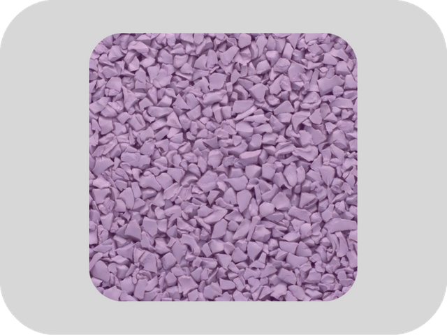 Granuli di gomma viola EPDM ecologici