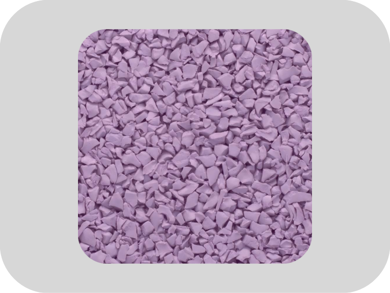 Umweltfreundliches violettes EPDM-Gummigranulat