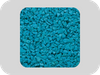 Granuli di gomma EPDM blu ecologici