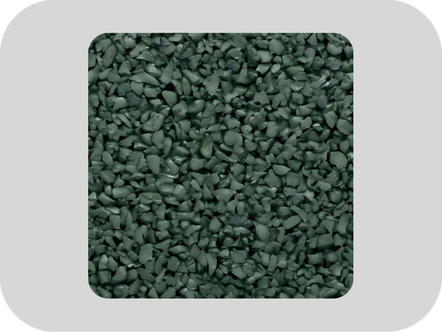 高弾性と老化防止グリーン EPDM ゴム顆粒