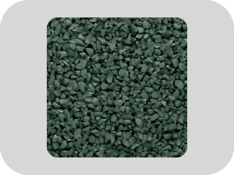 高弾性と老化防止グリーン EPDM ゴム顆粒