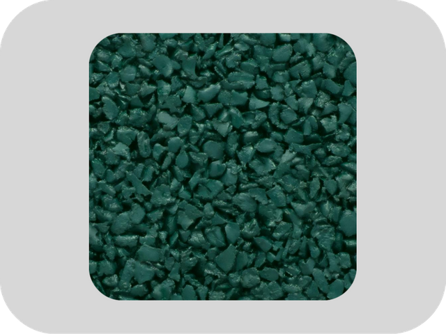 Starkes dreidimensionales Green Track EPDM-Gummigranulat