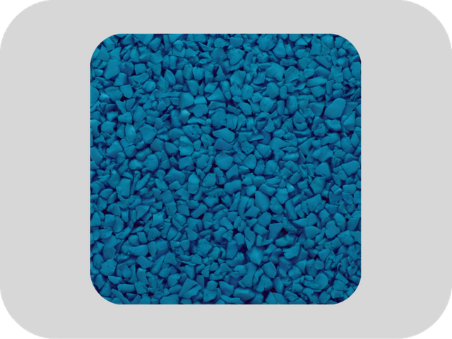 روضة الأطفال الأزرق حبيبات المطاط EPDM
