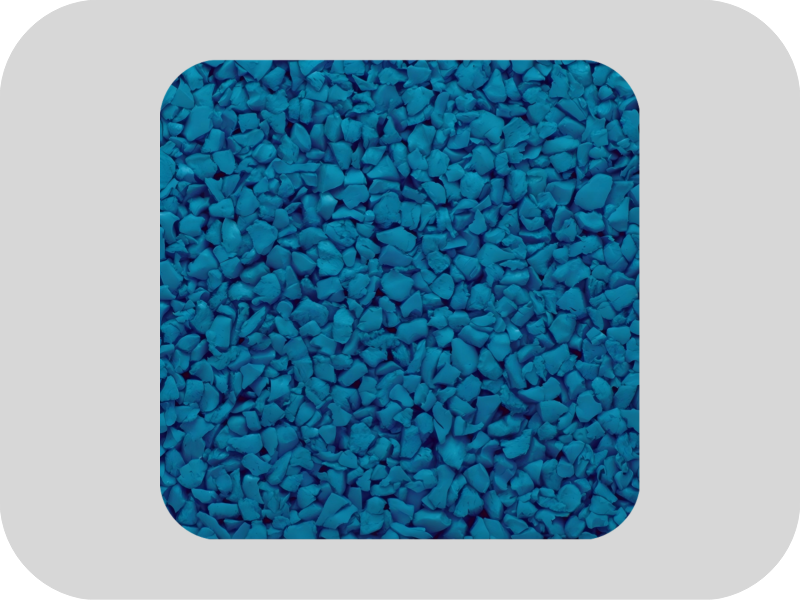 Kindergartenblaues EPDM-Gummigranulat