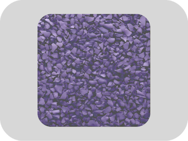 RAL 4011 Pearl Violet-Sulfur Free EPDM Getah Butiran