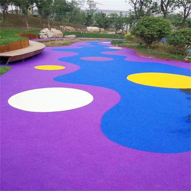 Umweltfreundliches violettes EPDM-Gummigranulat