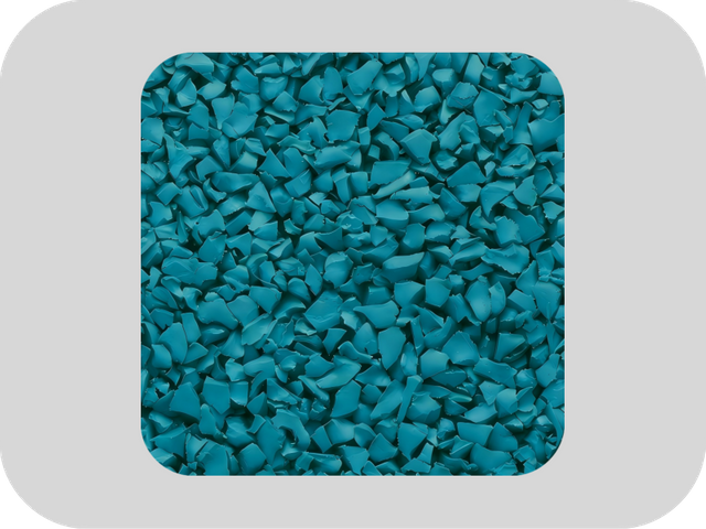 Gr&acirc;nulo de borracha azul antioxidante de alta elasticidade EPDM