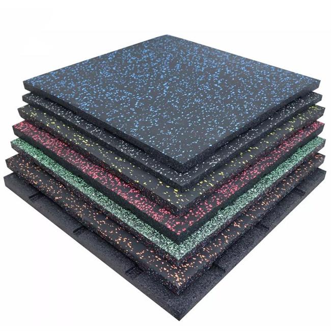 15mm 두꺼운 EPDM 표면 체육관 바닥 고무 매트