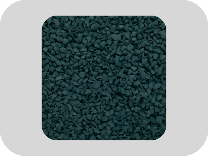 Granules de caoutchouc EPDM vert fonc&eacute; r&eacute;sistant aux hautes temp&eacute;ratures