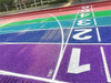 Speeltuin Paarse EPDM-rubberkorrels