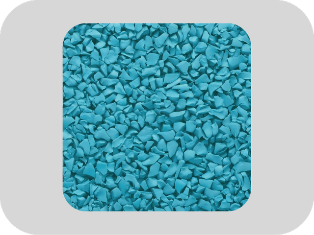 Gr&acirc;nulos de borracha EPDM azuis para pista de playground