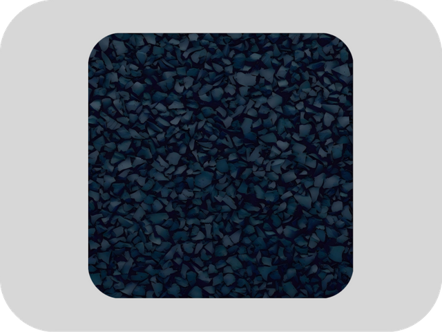 Zwavelvrije diepblauwe EPDM-rubberkorrels