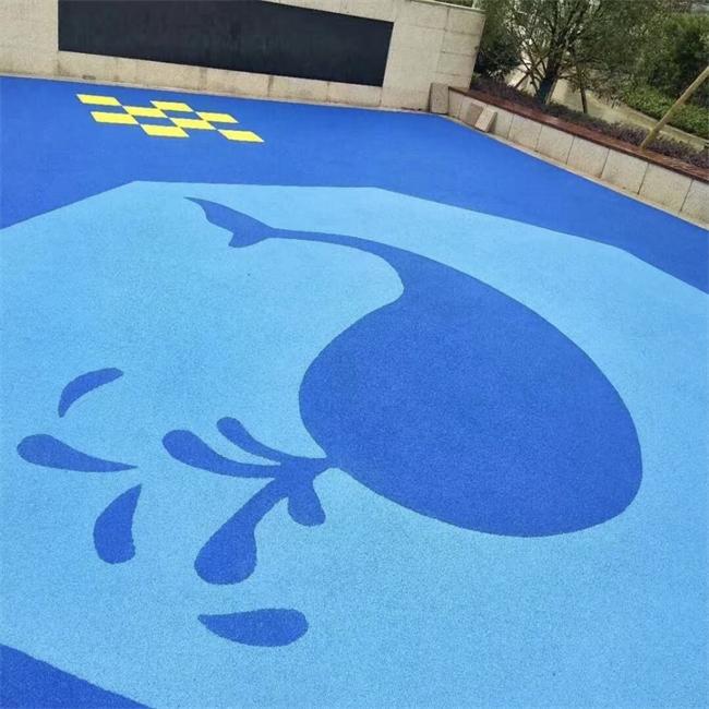 Butiran Getah EPDM Biru Landasan Luar