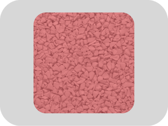 Granuli di gomma EPDM rosa antico-inodore RAL 3014