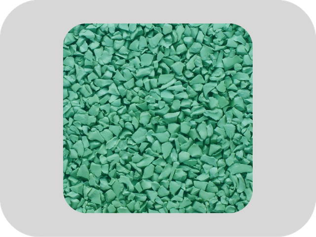مكافحة الشيخوخة حبيبات المطاط EPDM الخضراء