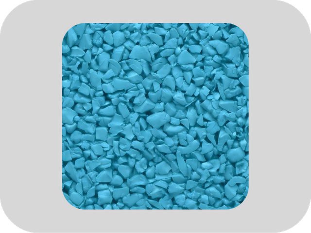 حبيبات المطاط EPDM الخالية من الكبريت الأزرق