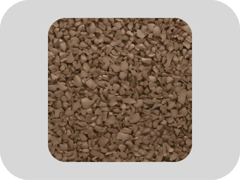 حبيبات مطاطية بنية EPDM مقاومة لدرجات الحرارة العالية