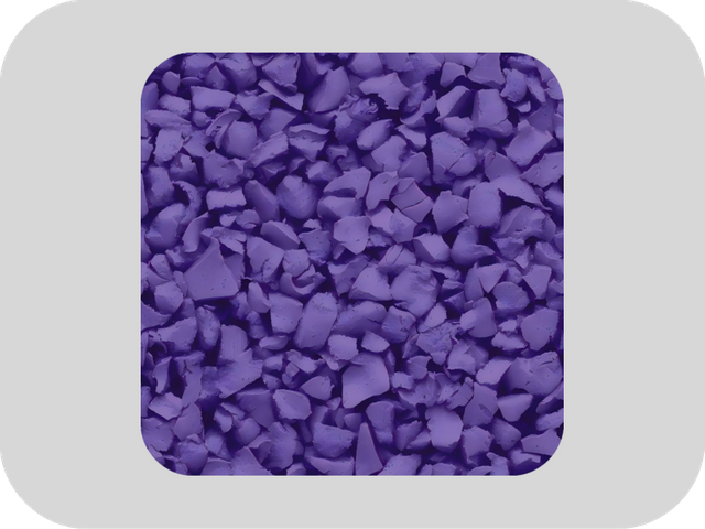 حبيبات المطاط EPDM الأرجوانية عديمة الرائحة