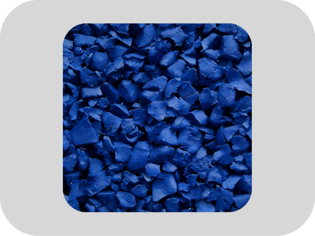 حبيبات المطاط EPDM الزرقاء المقاومة للأوزون